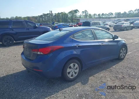 2016 Hyundai Elantra Se z USA, uszkodzony, nr VIN 5NPDH4AEXGH732743